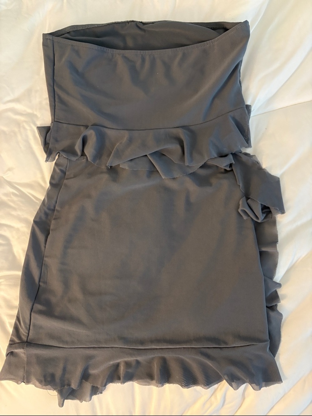 Blue/Grey Ruffle Set - Picture 4 of 4